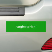 Autocollant De Voiture Veggie (En voiture)