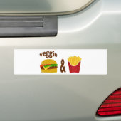 Autocollant De Voiture Veggie Burger et Fries (En voiture)