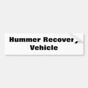 Autocollant De Voiture Véhicule de récupération de Hummer