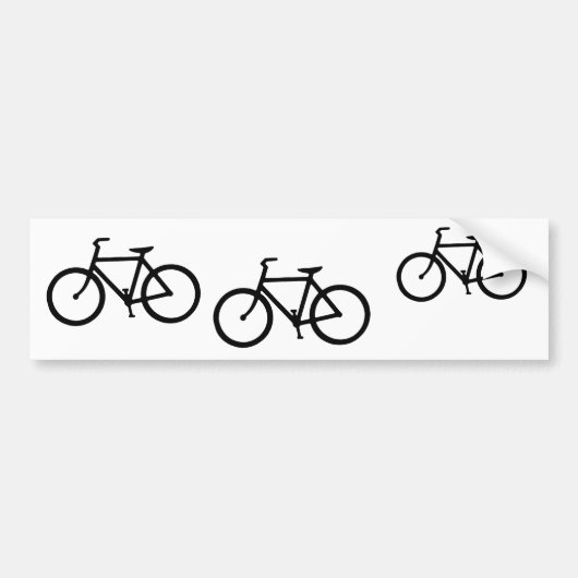 Autocollant De Voiture Vélo (Devant)