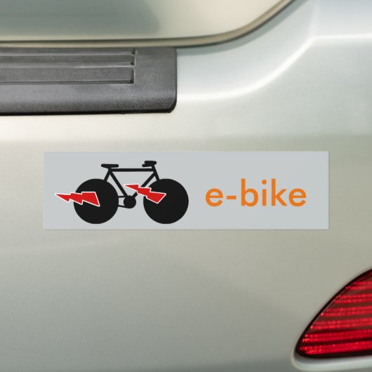 Autocollant De Voiture vélo électrique e-bike (En voiture)