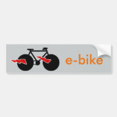 Autocollant De Voiture vélo électrique e-bike (Devant)