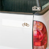 Autocollant De Voiture Vélo marron (Sur camion)
