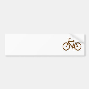 Autocollant De Voiture Vélo marron