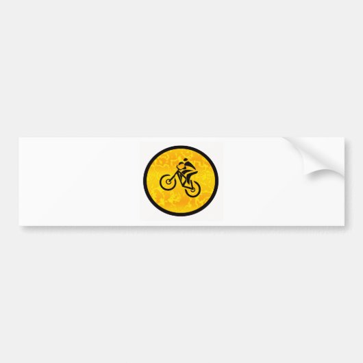 Autocollant De Voiture Vélo Sun composé (Devant)