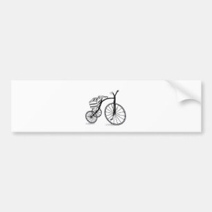Autocollant De Voiture Vélo sur 3 roues
