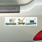 Autocollant De Voiture VÉRIFIER MEOWT Sporty Cats (En voiture)