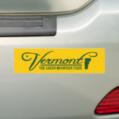 Autocollant De Voiture Vermont (État du mien) (En voiture)