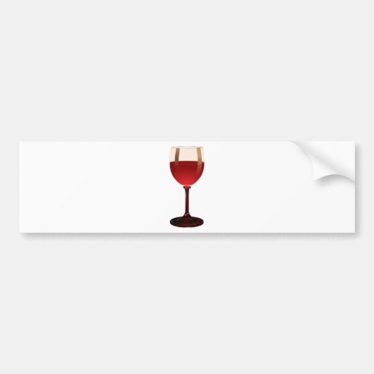 Autocollant De Voiture Verre à vin (Devant)