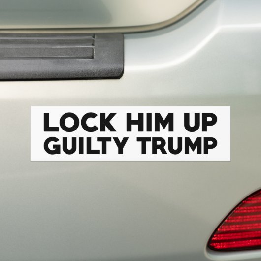 Autocollant De Voiture Verrouiller Trump coupable (En voiture)