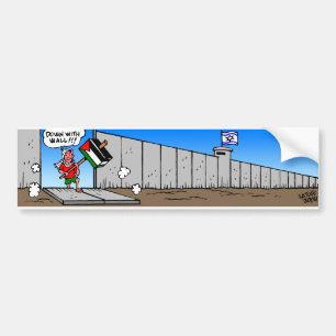 Autocollant De Voiture Vers le bas avec le mur