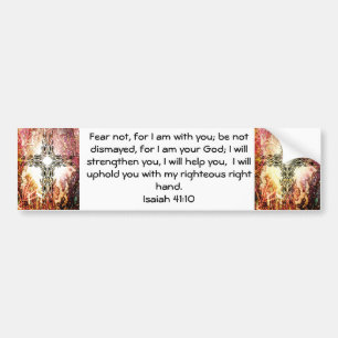 Autocollant De Voiture Versets de la Bible Citation Inspirationnelle Isa