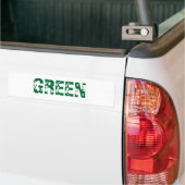 AUTOCOLLANT DE VOITURE VERT (Sur camion)