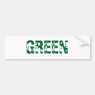 AUTOCOLLANT DE VOITURE VERT