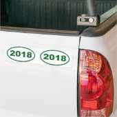 Autocollant De Voiture Vert 2018 (Sur camion)