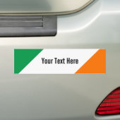 Autocollant De Voiture Vert blanc Orange (En voiture)