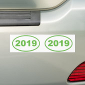 Autocollant De Voiture Vert clair 2019 (En voiture)