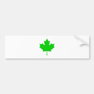 Autocollant De Voiture Vert Transp de feuille d'érable les cadeaux de