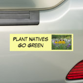 Autocollant De Voiture Verveine de devenez écolo d'indigènes de plante (En voiture)