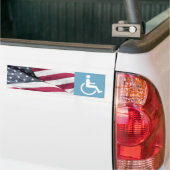 Autocollant De Voiture Vétéran handicapé (Sur camion)