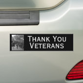 Autocollant De Voiture Vétérans de Merci (En voiture)