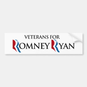 Autocollant De Voiture VETERANS FOR ROMNEY RYAN.png