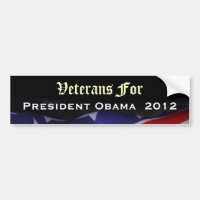 Vétérans pour l'adhésif pour pare-chocs 2012 du