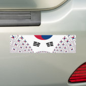 Autocollant De Voiture Vibes coréennes : Un message de paix (En voiture)