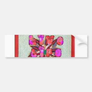 Autocollant De Voiture Vie Vie Vivante