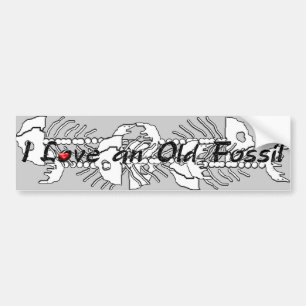 Autocollant De Voiture Vieil adhésif pour pare-chocs fossile