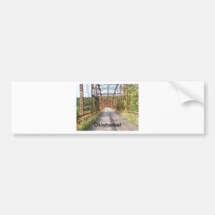 Autocollant De Voiture vieux pont (l'Oklahoma)