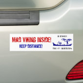Autocollant De Voiture Viking fou Bumpersticker (En voiture)