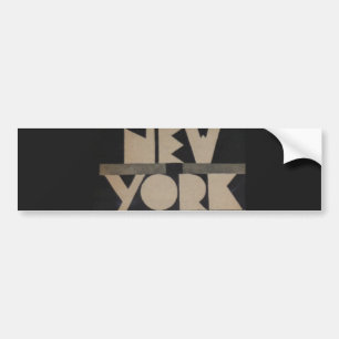 Autocollant De Voiture Vintage New York Travel