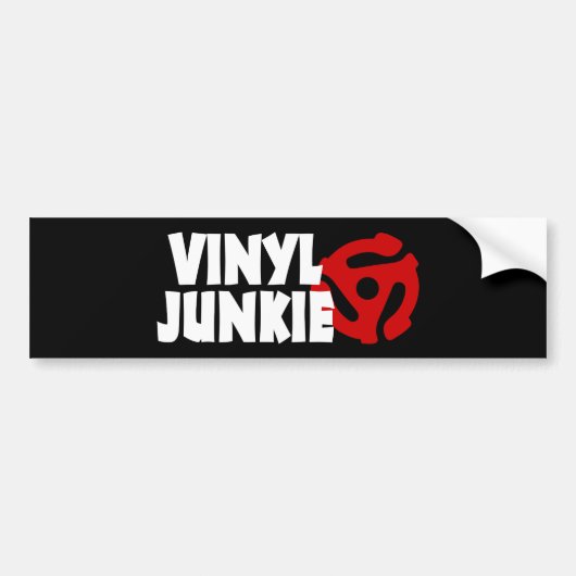 Autocollant De Voiture Vinyl Junkie (Devant)