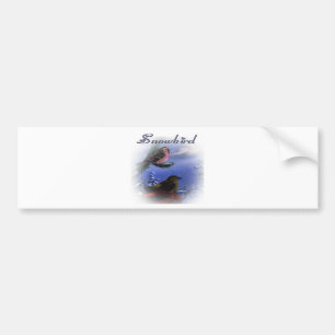 Autocollant De Voiture Violette de Snowbird