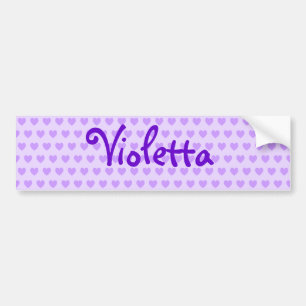 Autocollant De Voiture Violette en violet