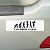 Autocollant De Voiture Violon d'évolution (En voiture)