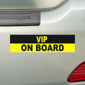 AUTOCOLLANT DE VOITURE VIP À BORD (En voiture)
