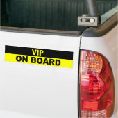 AUTOCOLLANT DE VOITURE VIP À BORD (Sur camion)