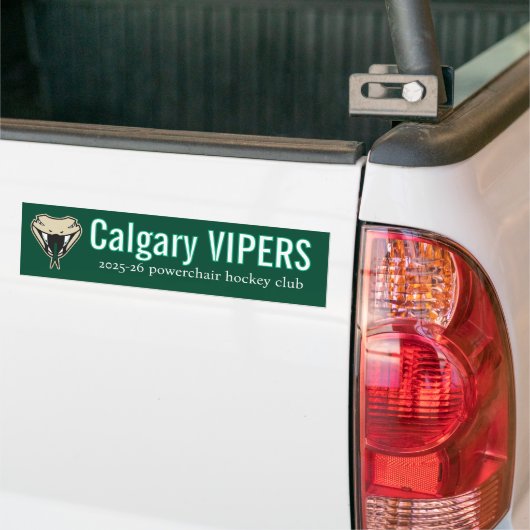 Autocollant De Voiture Vipers bumper sticker (Sur camion)