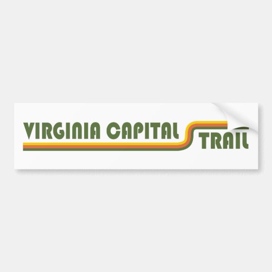 Autocollant De Voiture Virginia Capital Trail (Devant)