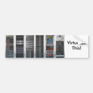 Autocollant De Voiture Virtualisez ceci ! Adhésif pour pare-chocs