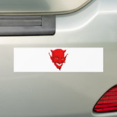 Autocollant De Voiture Visage de diable (En voiture)