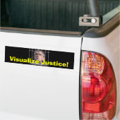 Autocollant De Voiture Visualisez la justice Bumpersticker (Sur camion)