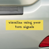 Autocollant De Voiture Visualisez utilisant vos clignotants (En voiture)