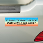 Autocollant De Voiture VisualizeRoadPeace. (En voiture)