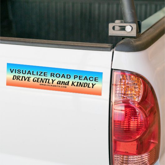 Autocollant De Voiture VisualizeRoadPeace. (Sur camion)