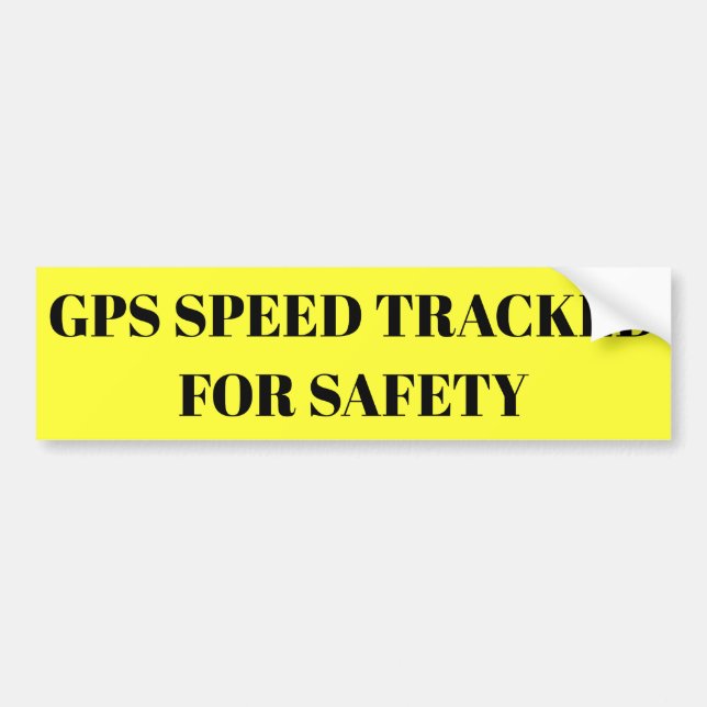 Autocollant De Voiture Vitesse de GPS dépistée pour l'autocollant de (Devant)