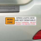 Autocollant De Voiture Vitesse de la zone de travail (En voiture)