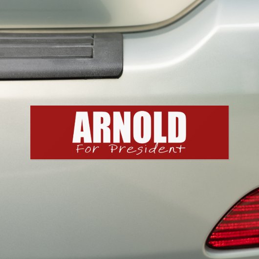 Autocollant De Voiture Vitesse d'élection d'ARNOLD SCHWARZENEGGER (En voiture)